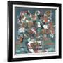 Floral Abstract-Ann Tygett Jones Studio-Framed Giclee Print