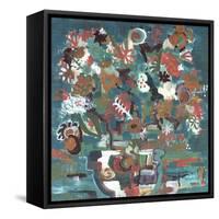 Floral Abstract-Ann Tygett Jones Studio-Framed Stretched Canvas