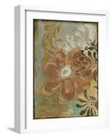 Floral Abstraction I-Jennifer Goldberger-Framed Art Print