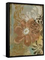 Floral Abstraction I-Jennifer Goldberger-Framed Stretched Canvas