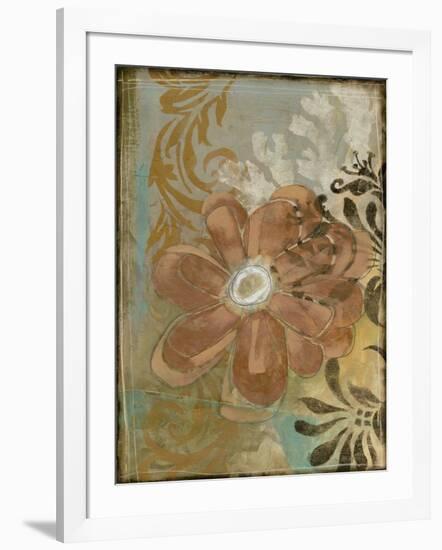 Floral Abstraction I-Jennifer Goldberger-Framed Art Print