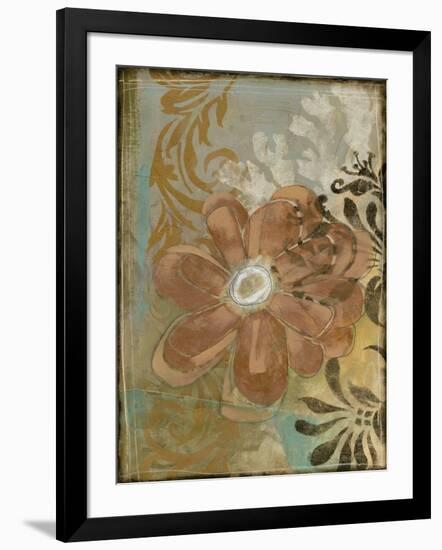 Floral Abstraction I-Jennifer Goldberger-Framed Art Print