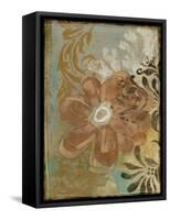 Floral Abstraction I-Jennifer Goldberger-Framed Stretched Canvas
