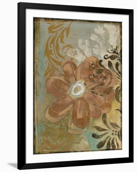 Floral Abstraction I-Jennifer Goldberger-Framed Art Print