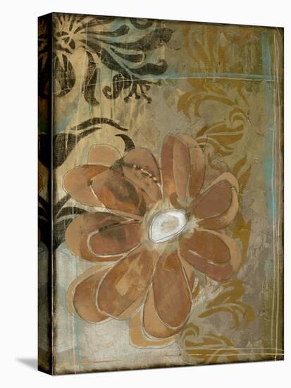 Floral Abstraction II-Jennifer Goldberger-Stretched Canvas