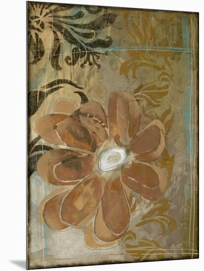Floral Abstraction II-Jennifer Goldberger-Mounted Art Print