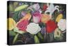 Floral Abundance I-Sandra Iafrate-Stretched Canvas