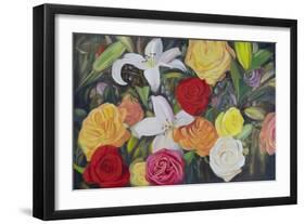 Floral Abundance II-Sandra Iafrate-Framed Art Print