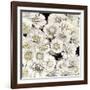 Floral Abundance in Ivory-Kate Bennett-Framed Art Print