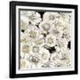 Floral Abundance in Ivory-Kate Bennett-Framed Art Print