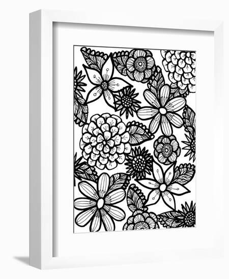 Floral Afternoon-Laura Miller-Framed Giclee Print