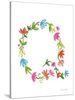 Floral Alphabet Letter XVII-Farida Zaman-Stretched Canvas