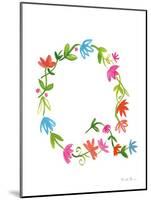 Floral Alphabet Letter XVII-Farida Zaman-Mounted Art Print