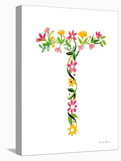 Floral Alphabet Letter XX-Farida Zaman-Stretched Canvas