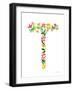 Floral Alphabet Letter XX-Farida Zaman-Framed Art Print