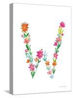 Floral Alphabet Letter XXIII-Farida Zaman-Stretched Canvas