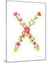 Floral Alphabet Letter XXIV-Farida Zaman-Mounted Art Print