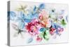 Floral Arrangement I-Li Bo-Stretched Canvas