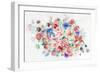 Floral Arrangement VI-Li Bo-Framed Giclee Print