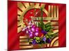 Floral Arrangement-Art Deco Designs-Mounted Giclee Print