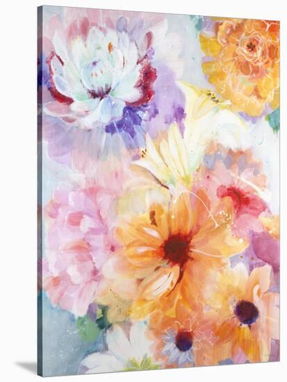 Floral Array-Jill Martin-Stretched Canvas