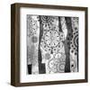 Floral Art Deco Pattern I-Irena Orlov-Framed Art Print