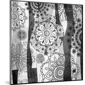 Floral Art Deco Pattern I-Irena Orlov-Mounted Art Print