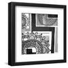 Floral Art Deco Pattern II-Irena Orlov-Framed Premium Giclee Print