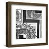 Floral Art Deco Pattern II-Irena Orlov-Framed Premium Giclee Print