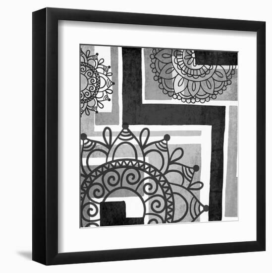 Floral Art Deco Pattern II-Irena Orlov-Framed Art Print