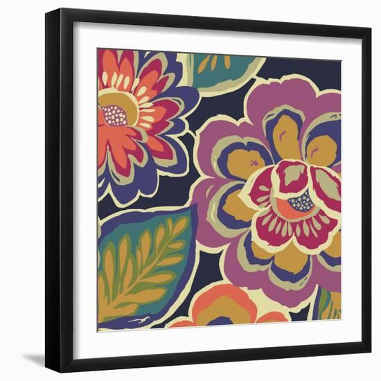 Floral Assortment Square II-Wild Apple Portfolio-Framed Art Print