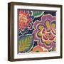 Floral Assortment Square II-Wild Apple Portfolio-Framed Art Print