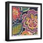 Floral Assortment Square II-Wild Apple Portfolio-Framed Art Print