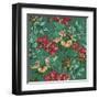 Floral Background with Bird-Varvara Kurakina-Framed Art Print