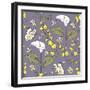 Floral Background-yuls2000-Framed Art Print