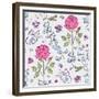 Floral Background-yuls2000-Framed Premium Giclee Print