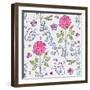 Floral Background-yuls2000-Framed Art Print