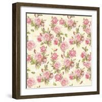 Floral Background-Aleksey Vl B.-Framed Art Print