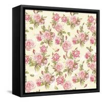 Floral Background-Aleksey Vl B.-Framed Stretched Canvas