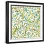 Floral Background-onfocus-Framed Art Print