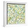 Floral Background-onfocus-Framed Art Print