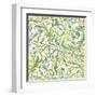 Floral Background-onfocus-Framed Art Print