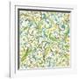 Floral Background-onfocus-Framed Art Print