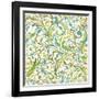 Floral Background-onfocus-Framed Art Print