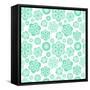 Floral Backround-blumer-Framed Stretched Canvas