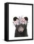 Floral Bear-Leah Straatsma-Framed Stretched Canvas