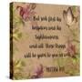Floral Bible Verse-A-Jean Plout-Stretched Canvas