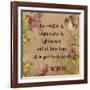 Floral Bible Verse-A-Jean Plout-Framed Giclee Print