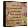 Floral Bible Verse-B-Jean Plout-Framed Stretched Canvas