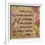 Floral Bible Verse-B-Jean Plout-Framed Giclee Print